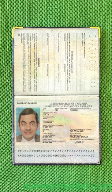 Tanzania passport photo look